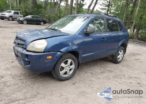 2006 Hyundai Tucson Gl из США, поврежденный, VIN KM8JM12B66U252510